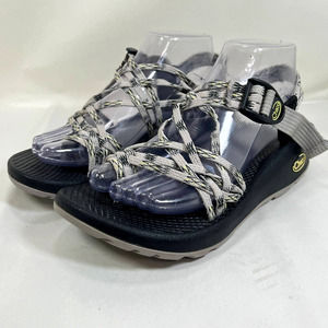 Chaco ZX/3 Classic Hiking Sandal Shoe -Black, Light Gray -Women size 7